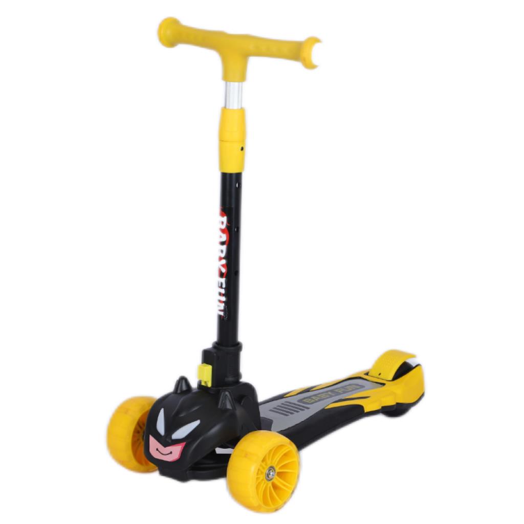 Kids 3-Wheel Scooter with Cartoon Front Design